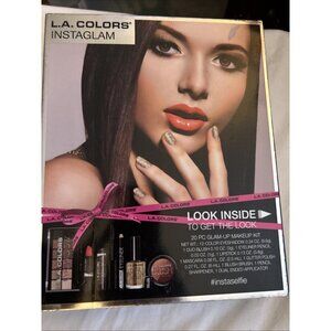 LA Colors Makeup Gift Set 20 pieces  Insta Glam Eyeshadow Blush Liner Nail Lips